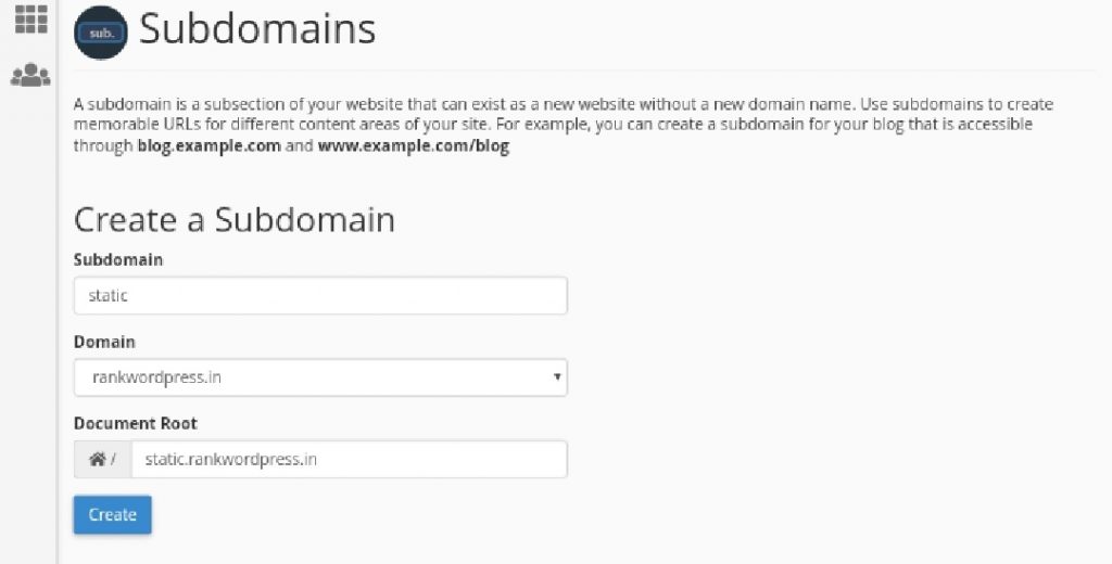 Setup-a-cookieless-domain
